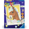 disegno da dipingere ravensburger cavallo tra i fiori