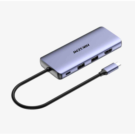 hub hikivision 11 in 1, fast charge, hdmi, vga,sd, tf, usb3.0*2,