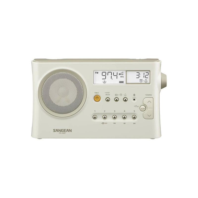radio portatile sangean hedonic 40 pr-d4 bt am/fm/bluetooth crema