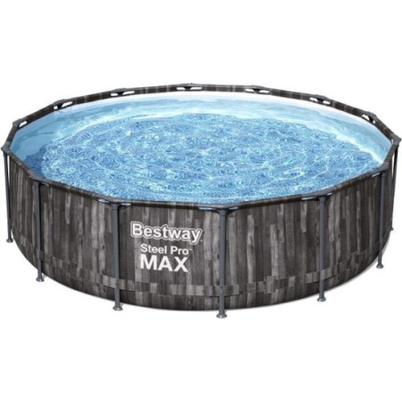 piscina fuori terra bestway steel pro max rotonda 427x107cm 13030l
