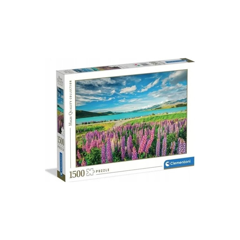 puzzle clementoni lupins at lake tekapo