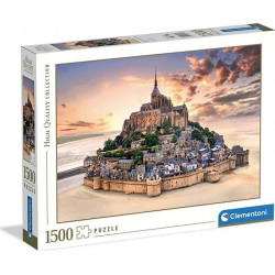 puzzle clementoni hq monte saint-michel 59.2x84.3cm 1500pz