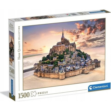puzzle clementoni hq monte saint-michel 59.2x84.3cm 1500pz