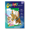 gioco creativo ravensburger libro da colorare teneri cavalli multicolore