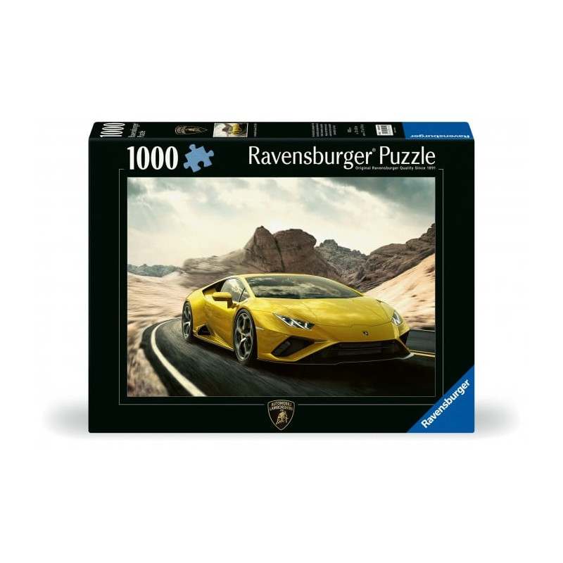 puzzle ravensburger lamborghini huracan evo rwd giallo 1000pz