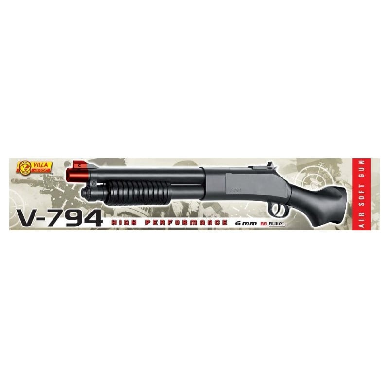 fucile giocattolo villa giocattoli airsoft v-794 6mm nero