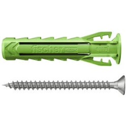 tasselli ad espansione fischer sx plus 6x30 s con vite verde 45pz