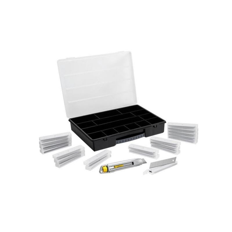 taglierino stanley 18mm interlock grigio [stht10019-9]