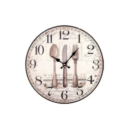 orologio lowell 21565 da parete posate quarzo 33cm tortora [21565]