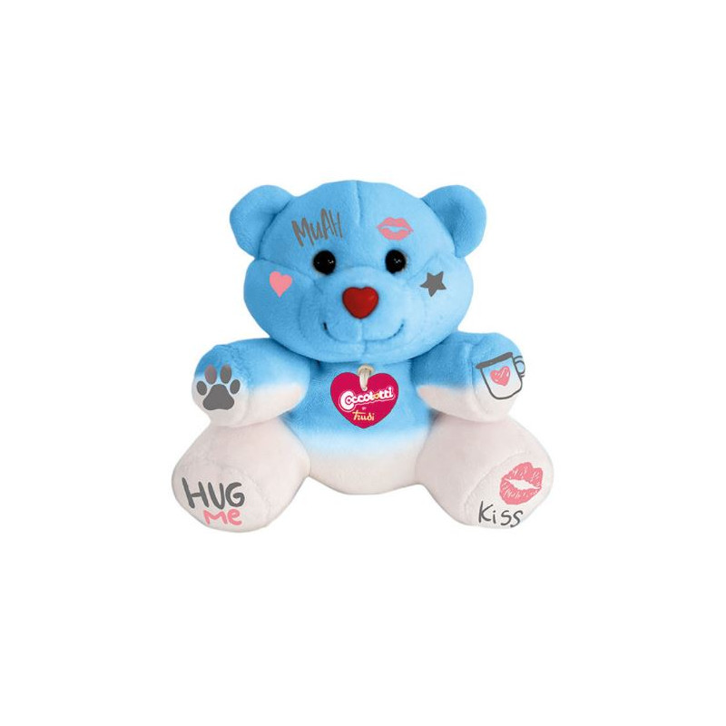 peluche trudi coccolotti sky love & tell 8cm multicolore