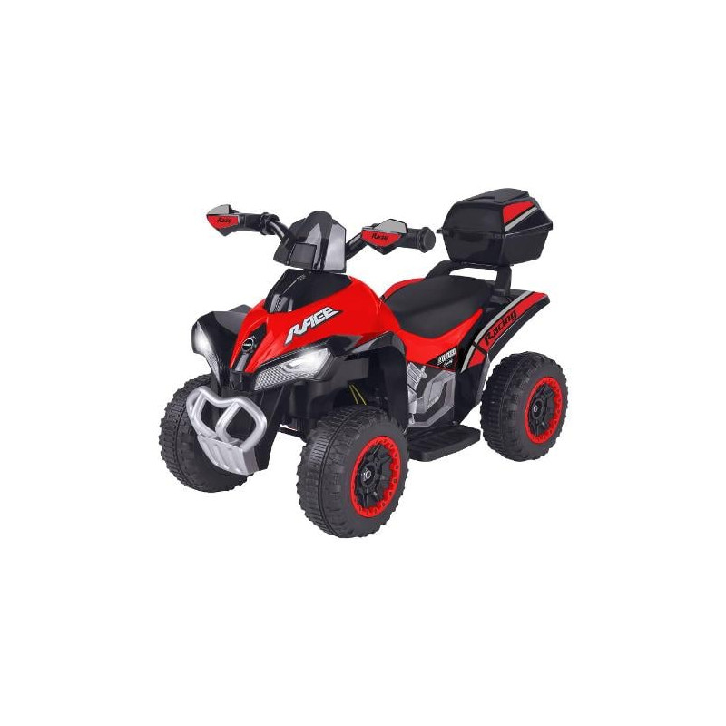 moto elettrica cavalcabile globo moto quad 6v max 20kg rosso [42897]