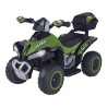 moto elettrica cavalcabile globo moto quad 6v max 20kg verde [42900]