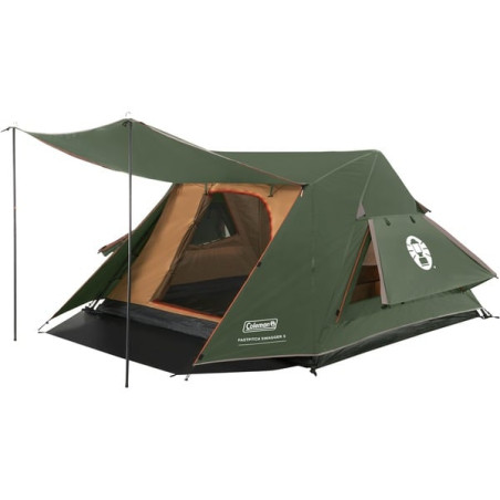 tenda da campeggio coleman fastpitch swagger 3 persone verde scuro/beige