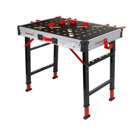 tavolo da lavoro holzmann maschinen pieghevole mobile max 454kg multicolore