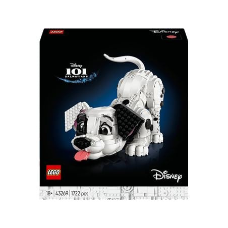 set di costruzione lego disney 43269 la carica dei 101 bianco/nero