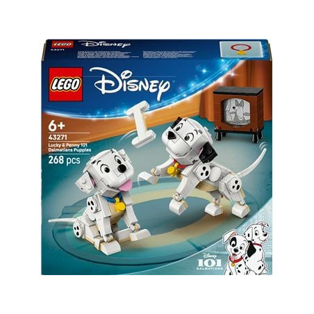 set di costruzione lego disney 43271 lucky & penny cuccioli della