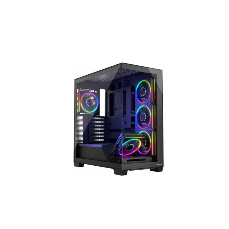 case modecom volcano stellar 5f midi-tower atx nero [at-stellar-5f-argb-10]