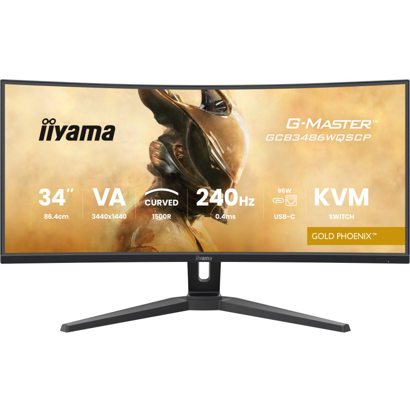 monitor led 34'' iiyama g-master gcb3486wqscp-b1