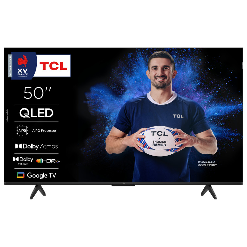 tv qled 50'' tcl 50p7k 4k uhd 3840x2160p smart tv classe