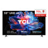 tv qled 55'' tcl 55v6c 4k uhd 3840x2160p smart tv classe