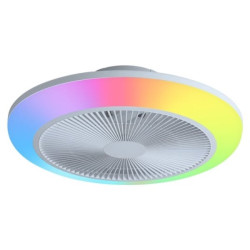 ventilatore soffitto briloner bt10022 con luce 24w bianco