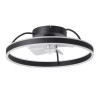 ventilatore soffitto eglo marinella con luce 36w nero/bianco