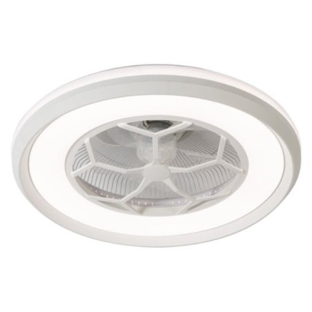 ventilatore soffitto perenz 7135 b ir con luce 44w bianco