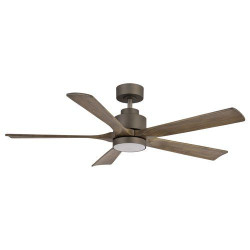 ventilatore soffitto perenz 7145 gr ir con luce 24w grigio
