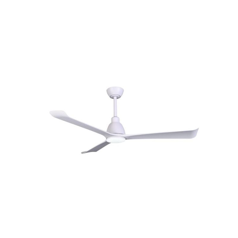 ventilatore da soffitto perenz 7153 b ir con luce 18w bianco
