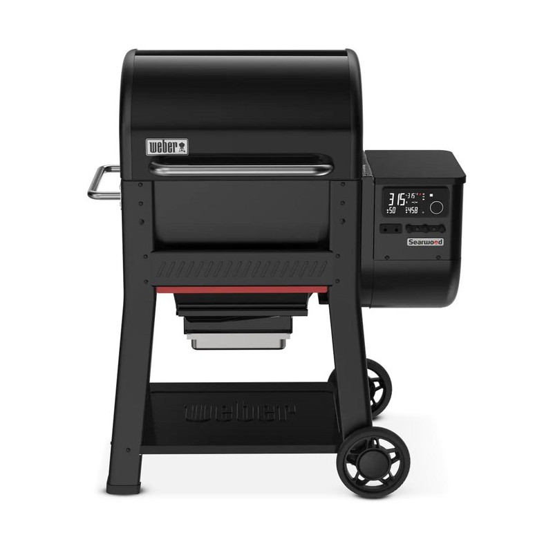 barbecue a pellet weber searwood 600 wi-fi e bluetooth nero