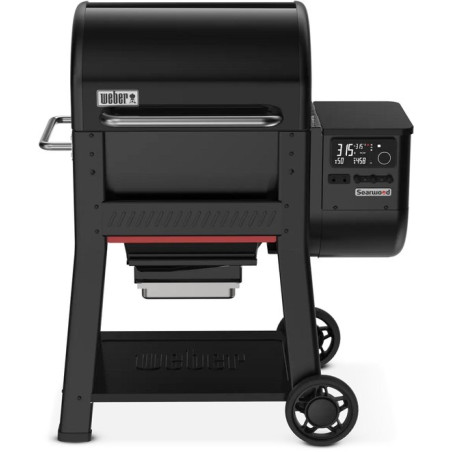 barbecue a pellet weber searwood 600 wi-fi e bluetooth nero