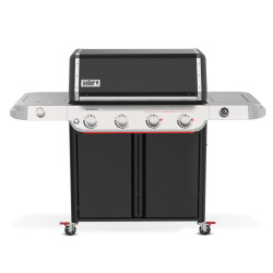 barbecue a gas weber genesis e-435w con griglia 173cm 2040w nero/acciaio