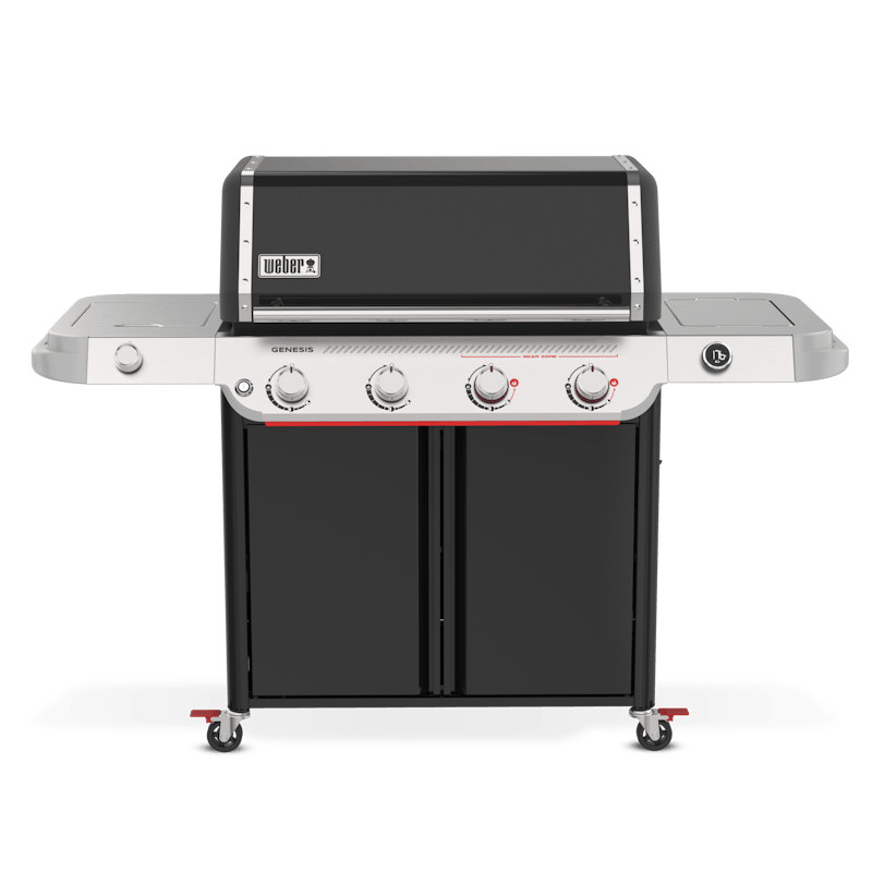 barbecue a gas weber genesis e-435w con griglia 173cm 2040w nero/acciaio