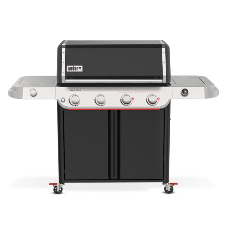 barbecue a gas weber genesis e-435w con griglia 173cm 2040w nero/acciaio