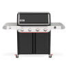 barbecue a gas weber genesis e-435w con griglia 173cm 2040w nero/acciaio