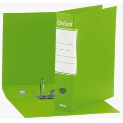 Registratore a leva esselte oxford g85 verde lime dorso 8cm formato