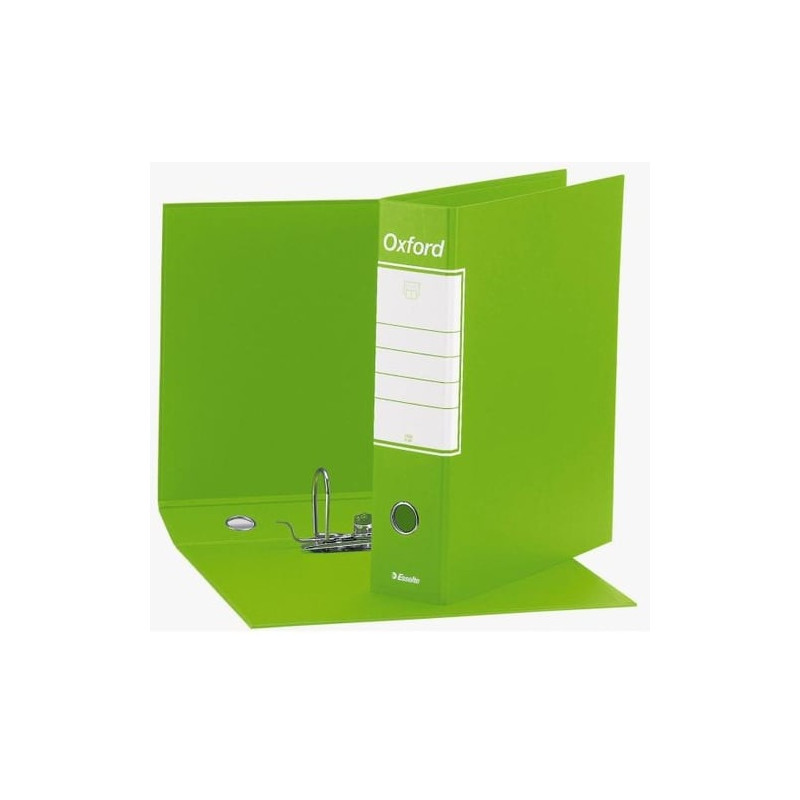 Registratore a leva esselte oxford g85 verde lime dorso 8cm formato