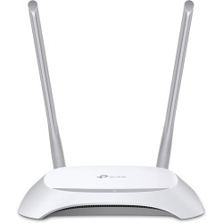 router tp-link wireless wi-fi 4 2.4ghz 300mbps bianco/grigio