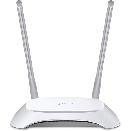 router tp-link wireless wi-fi 4 2.4ghz 300mbps bianco/grigio