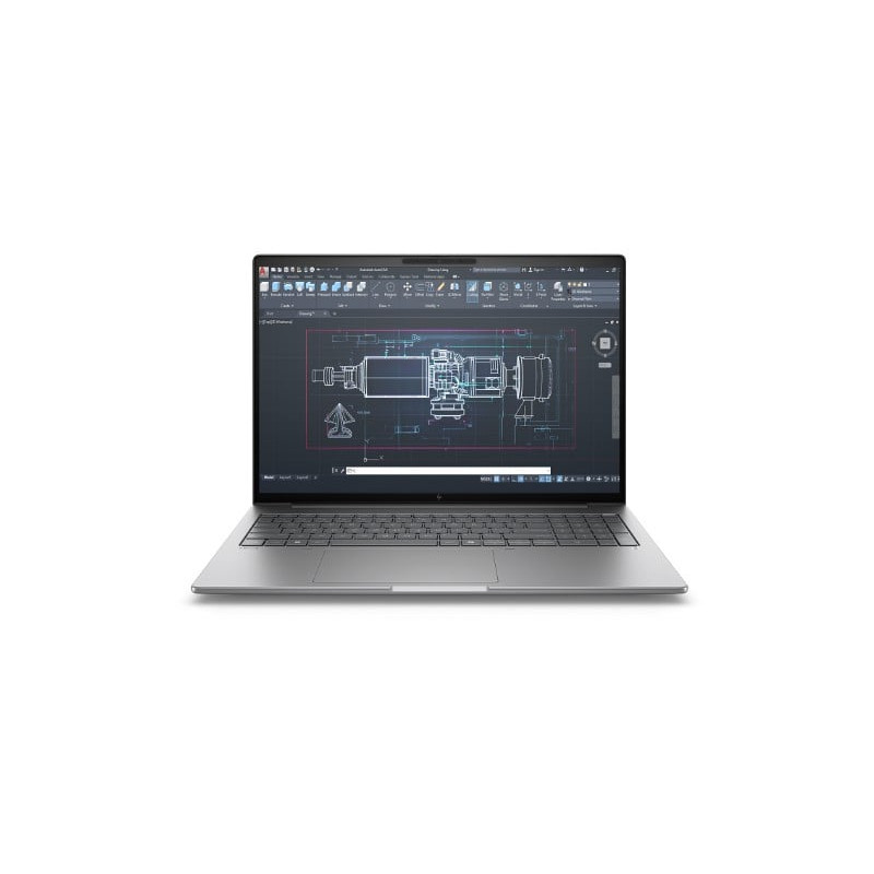 workstation 16'' hp zbook 8 16g1i u7-255h 32gb/1tb ssd/win11pro/argento