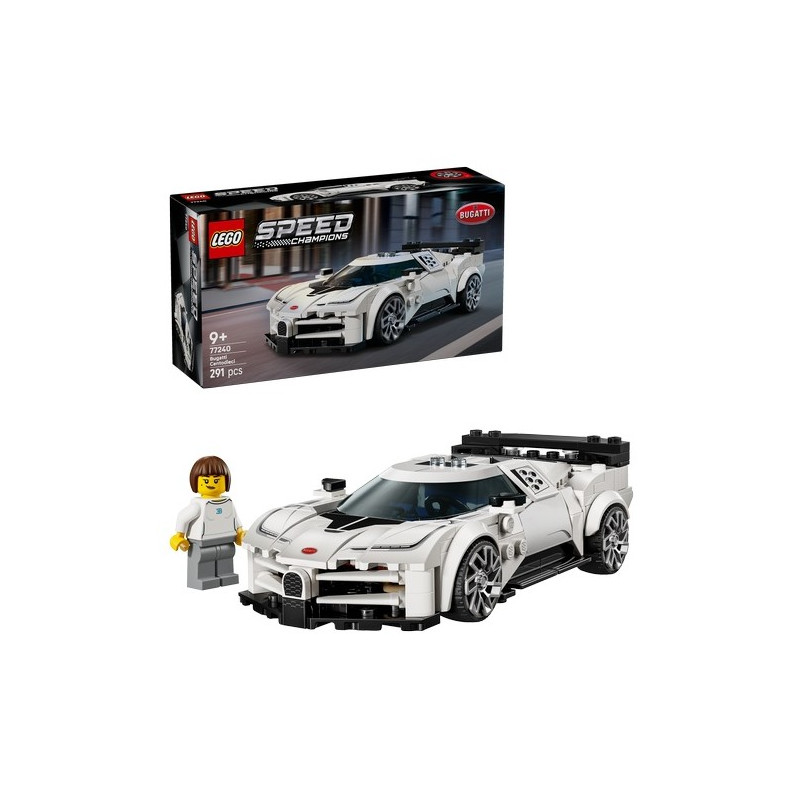 set di costruzione lego bugatti centodieci hyper 291pz [77240]