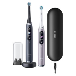 set di spazzolini elettrici magnetici oral-b io series 9 duo