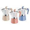 caffettiera pedrini mymoka a 6 tazze in colori assortiti [02cf169]