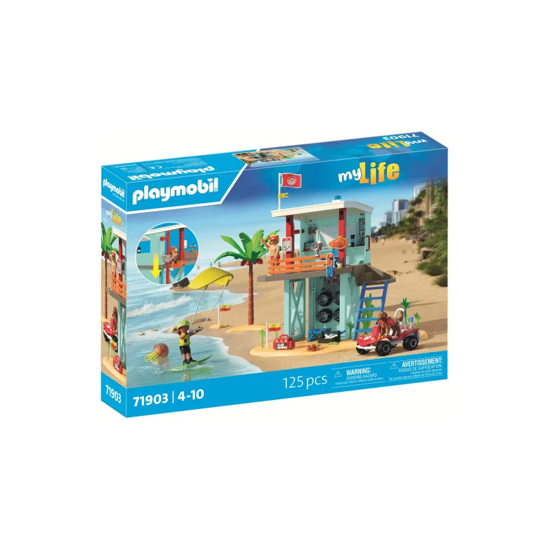set da gioco playmobil my life stazione di pronto soccorso e carrello