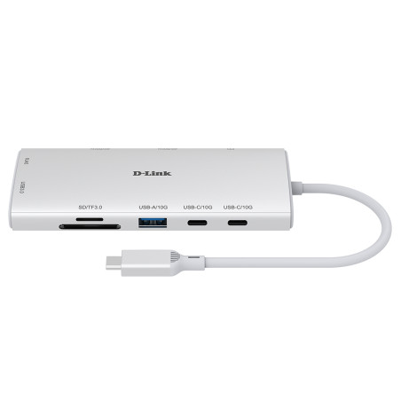 hub usb d-link dup-a01 10in1 usb-c pd 100w 4k 10gbps