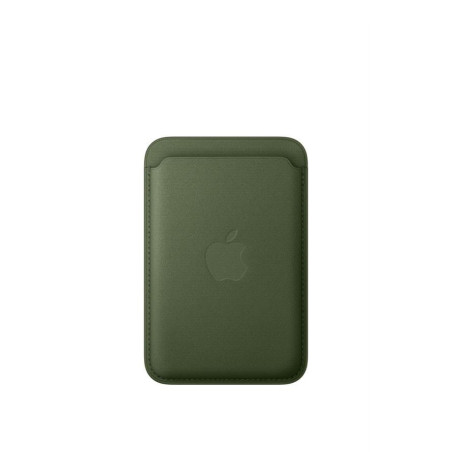 custodia a portafoglio apple finewoven con magsafe per iphone verde