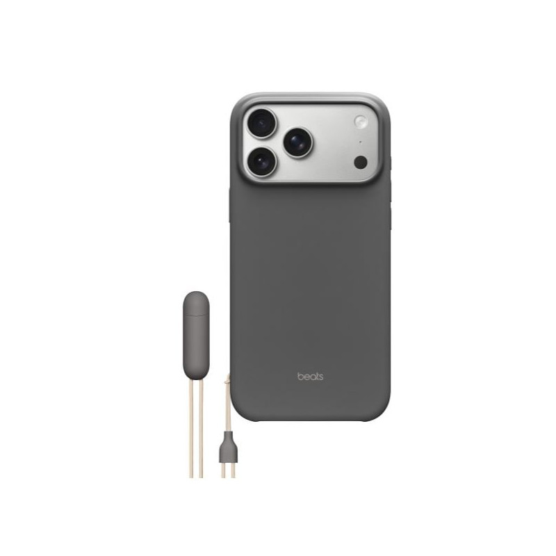 custodia apple con magsafe per beats iphone 17 pro max grigio granito