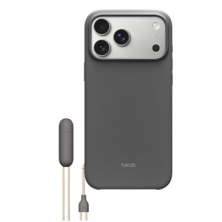 custodia apple con magsafe per beats iphone 17 pro max grigio granito