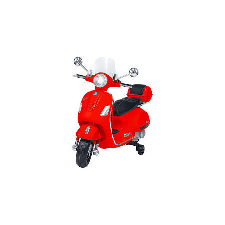 moto elettrico globo scooter vespa gts 12v 4.5ah litio rosso