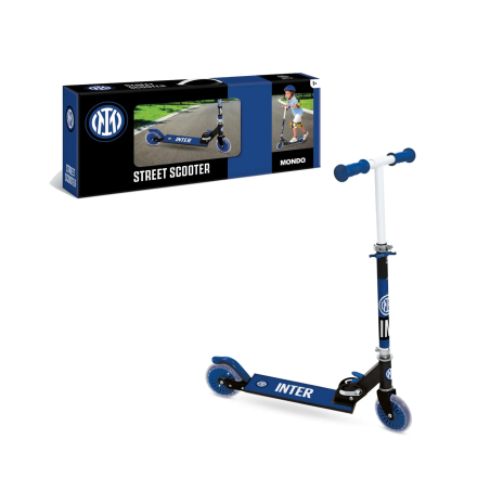 monopattino mondo gioco inter pieghevole in alluminio per bambini